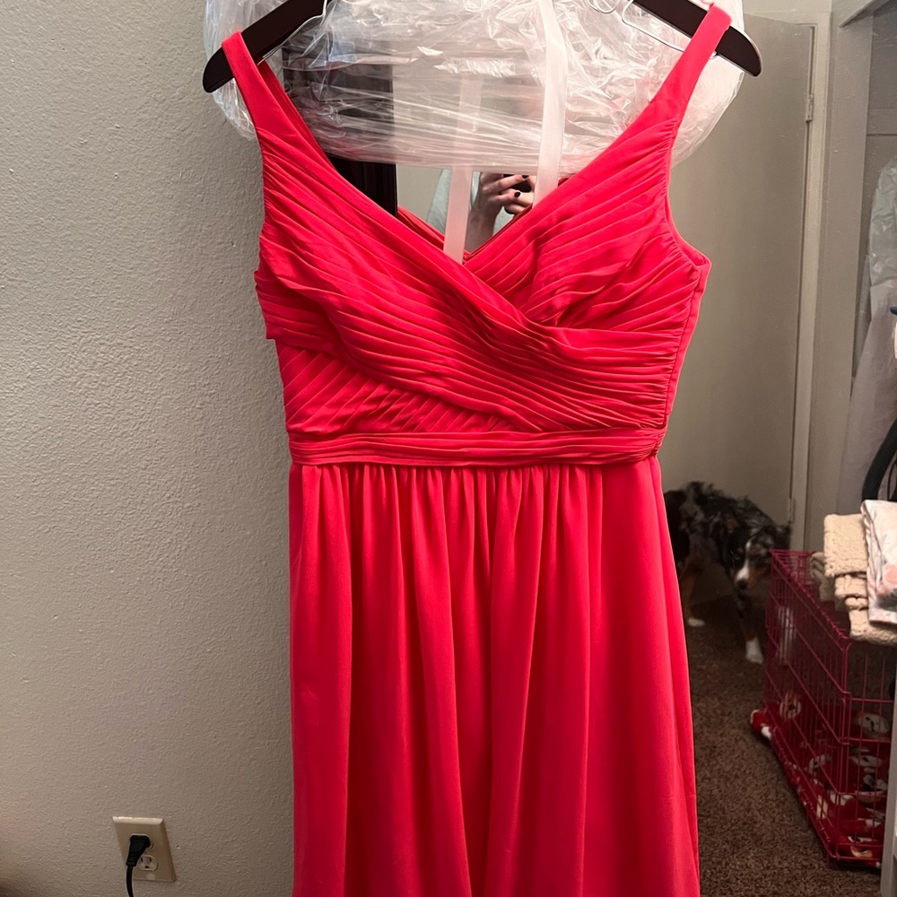 Coral Pink Formal Dress